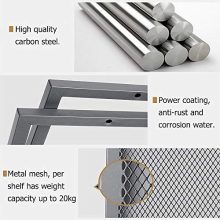 EKNITEY Metal Storage Rack, Adjustable Steel Shelving Units Utility Storage Shelf