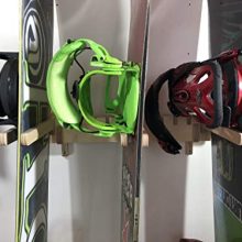 Premium Wall Mounted Ski/Snowboard Storage | Holds up to 6 Pairs of ski's