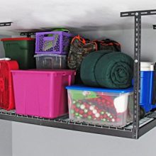 MonsterRax - 3x6 Overhead Garage Storage Rack - Height Adjustable Steel