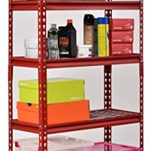 Muscle Rack 5-Shelf Steel Shelving Unit, 30" Width x 60" Height x 12" Length