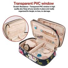 Travel Jewelry Organizer Case Storage Bag Holder for Earrings,Necklace