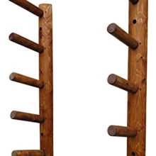 5 Place Ski and Snowboard Wall Rack Canyon Brown