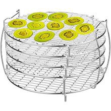 Dehydrator Rack, Grill Stand Air Fryer Rack with Five Stackable Layer