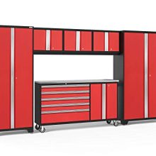 NewAge Products Bold 3.0 Red 6 Piece Set, Garage Cabinets