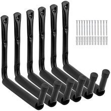 Garage Storage Jumbo Arm Hook Heavy Duty Wall Mount Organizer Utility Garden