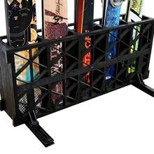 StoreYourBoard Ski Storage Rack | Freestanding 5 Pair Skis Floor Rack
