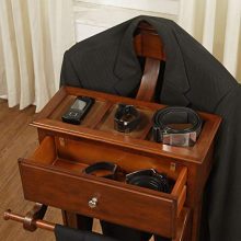 Powell Cherry Finished Closet Valet