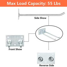 Garage Storage Utility Hooks, 8Inches Wall Mount Steel Hanger Organizer
