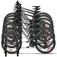 6-Bike Bicycle Stand Parking Garage Storage Organizer Rack - Sturdy and Adjustable for All Bike Types 🚴‍♂️