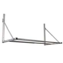 HyLoft Folding Storage TireLoft, 32 to 48 Inches Wide, Supports 300 Pounds, Silver