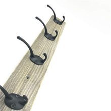 Sageme Wall Mounted Coat Rack, Wooden Entryway Vintage Rustic Coat Rack