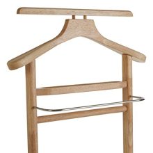Premier Housewares Clothes Valet, Rubberwood/Stainless Steel