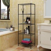 Homebi 5-Tier Wire Shelving 5 Shelves Unit Metal Storage Rack Durable Organizer