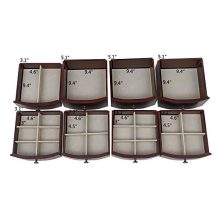 Large Jewelry Armoire Cabinet with 8 Drawers & 2 Swing Doors 16 Hooks