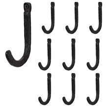 Rustic State Sabo Wall Mount Coat Hanger Hooks Multiuse Entryway Railroad Spike