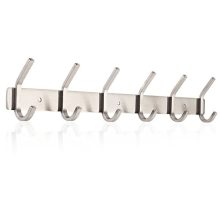 HOMFA Coat Hook Wall Mounted Stainless Steel Hook Rack