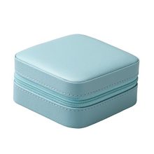 Vlando Small Travel Jewelry Box Organizer Display Case for Girls Women