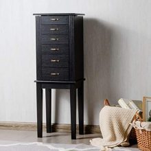 CHARMAID Standing Jewelry Cabinet Armoire Chest