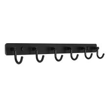 WEBI Wall Mounted Coat Rack,6 Hooks for Hanging,Coat Hanger Wall Mount