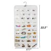 Rekukos Hanging Jewelry Organizer Holder Bag Double Sided Storage 80 Pockets