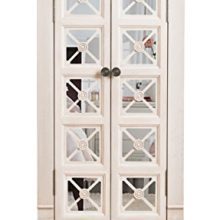Hives and Honey Cadence Standing Jewelry Armoire, White