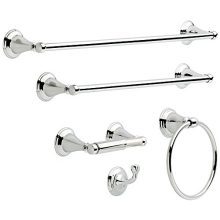 Bathroom Decor with the Delta Windemere Towel Hook