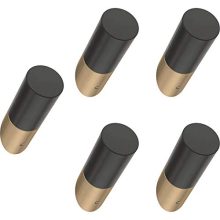 Franklin Brass Modern Slant Hook, 2-1/4", Black & Champagne Bronze