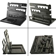 Wood 3 Cell Phone Stand Watch Holder. Men Multiple Device Dock Accessory