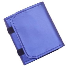 Nupuyai Travel Jewelry Roll Bag for Necklaces Earrings Bracelets Rings Portable Storage Holder, Purple Blue, Small
