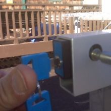 SKI KEY Ski Wall Rack - Includes 5 Locks