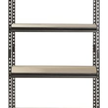 Muscle Rack Silver Vein Steel Storage Rack, 4 Adjustable Shelves