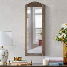 Giantex Jewelry Armoire Cabinet Wall/Door Mounted with Mirror