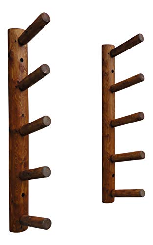 5 Place Ski and Snowboard Wall Rack Canyon Brown