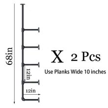 Revamp Your Space with FOF Industrial Retro Pipe Shelves