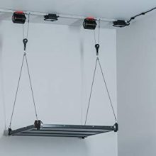 Smart 3'x3' Overhead Garage Storage Lift – Motorized Platform Lifter with Wireless Control