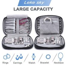 Lekesky Jewelry Organizer Bag Travel Jewelry Storage Cases Portable Jewelry Case