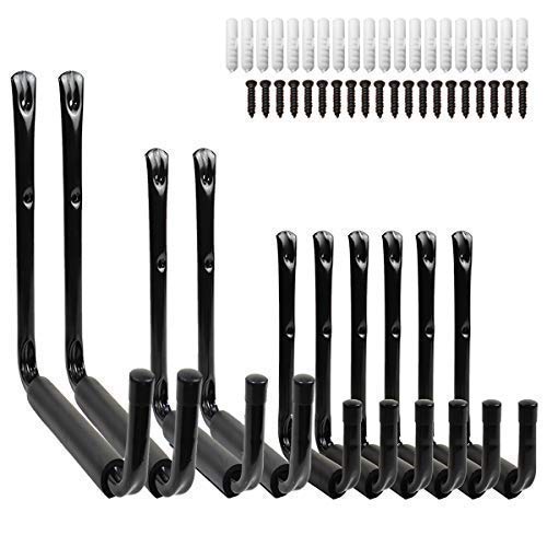 CoolYeah Garage and Garden Storage Utility Hooks with Jumbo Arm
