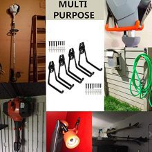 Storage Double Hooks Garage Space Saver Organizer Utility Hanger