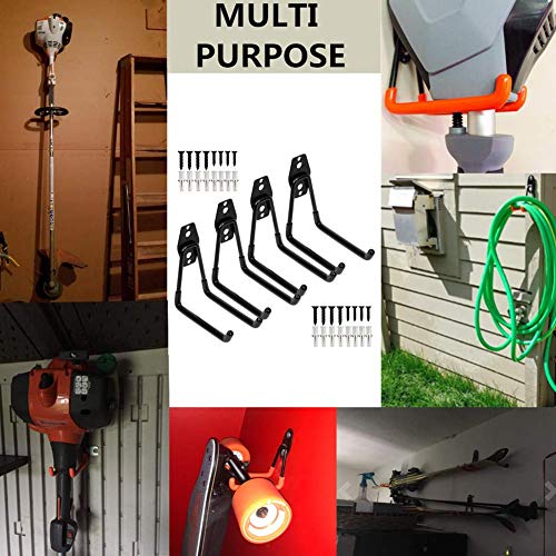 Storage Double Hooks Garage Space Saver Organizer Utility Hanger