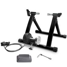 Bike Trainer Stand | Exercise Magnetic Stand with Noise Reduction Wheel