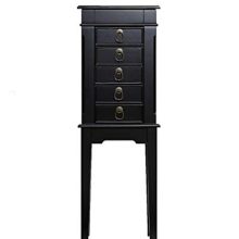 Alveare Home Kimmy Decorative Jewelry Chest, Black