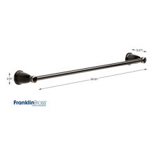 Franklin Brass Kinla 3-Piece Bath Hardware Towel Bar Accessory Set