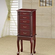 Coaster Home Furnishings 4-drawer Jewelry Armoire Merlot