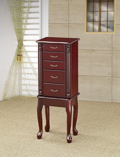 Coaster Home Furnishings 4-drawer Jewelry Armoire Merlot
