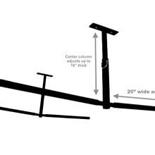 StoreYourBoard Double SUP & Surf Ceiling Storage Rack