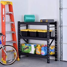 3-Shelf Welded Steel Garage Storage Shelving Unit