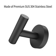 HomGif Towel Robe Hook Wall Mount for Bathroom SUS Stainless Steel