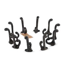 Rustic State Clark Wall Mount Coat Hanger Hooks Multiuse Entryway Railroad