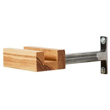 Play-Haus Design Wood and Steel Indoor Bicycle Bike Wall Mount Hanger Rack