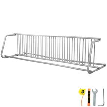 BestEquip 111" Length Floor Bike Rack 18 Holders All-Steel Grid Bike Rack